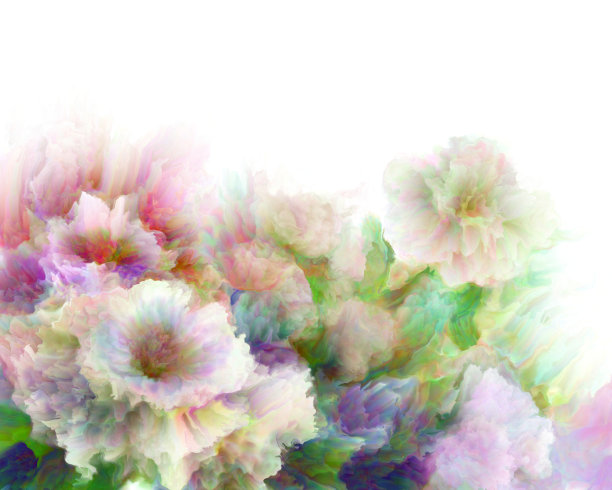 花卉画背景图片下载