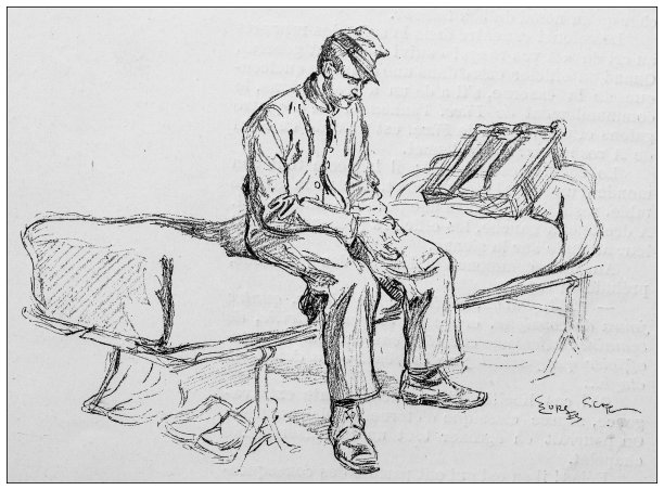 仿古形象:士兵学院营房图片下载