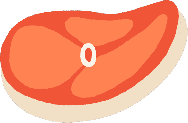 将带骨的生鲜猪肉块切成小块图片下载