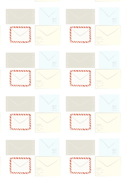 为圣诞老人手绘的白色背景圣诞信图片下载