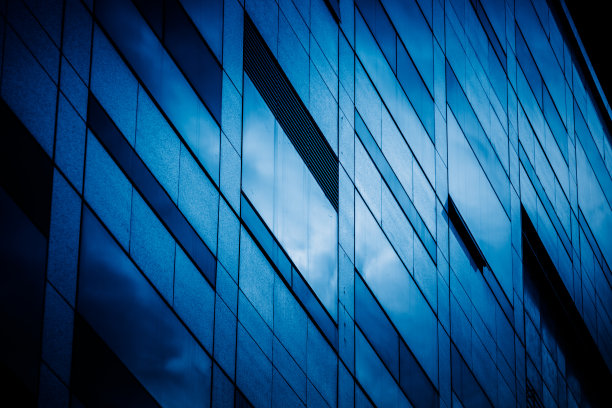 中国城市现代办公建筑特写图片下载