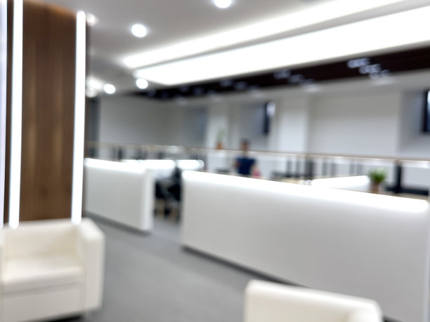 模糊和散焦抽象办公室或诊所医院清洁业务演示背景图片下载