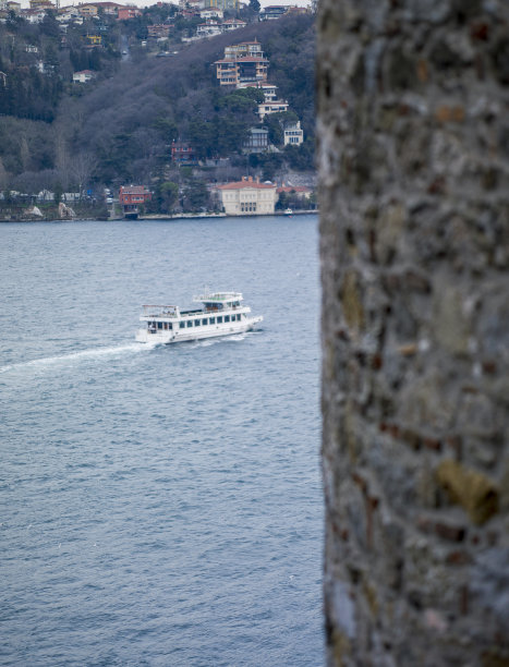博斯普鲁斯海峡的客轮。图片下载