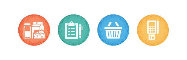 购物和零售相关的图标，矢量符号插图。图片下载