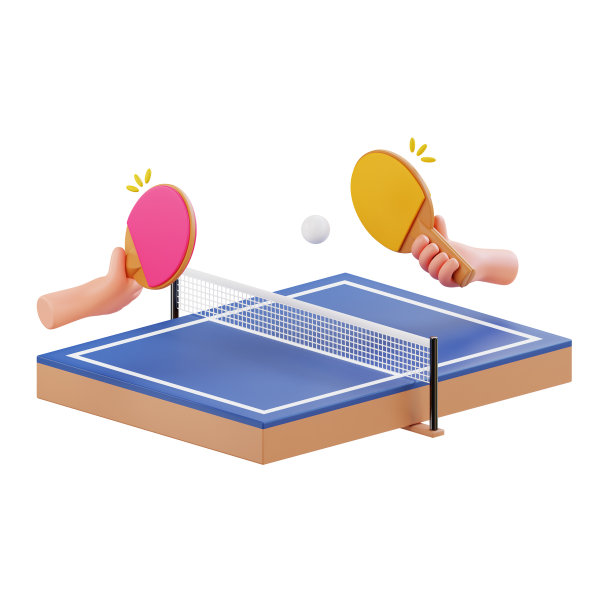 乒乓球，一种流行的室内运动图片下载