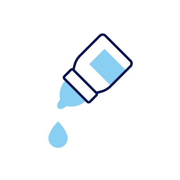 滴眼液矢量图标图片下载