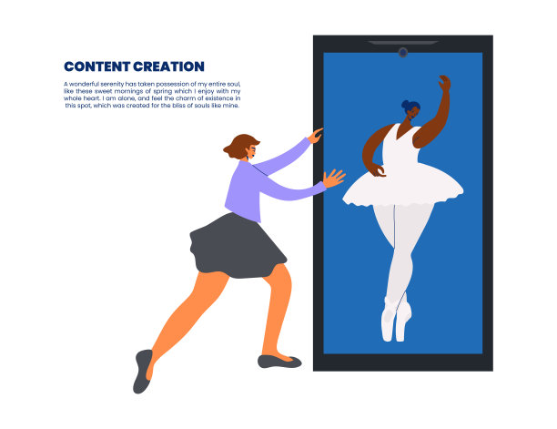 女编舞训练黑色芭蕾舞者登陆页面模板。图片下载