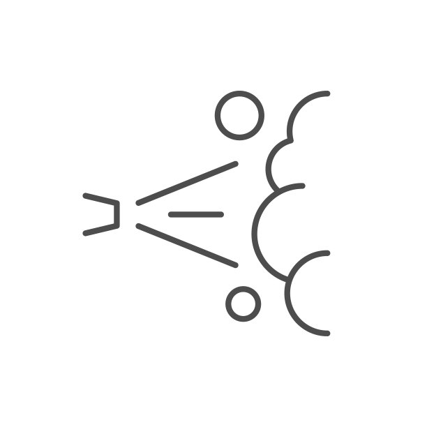 泡沫喷涂线条轮廓图标图片下载