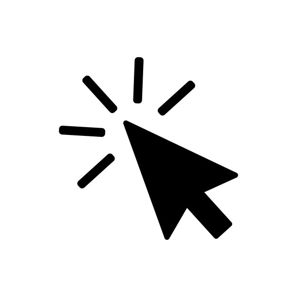 鼠标光标平面样式矢量图标图片下载