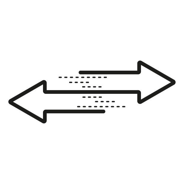 两侧箭头图标。矢量插图。每股收益10。图片下载