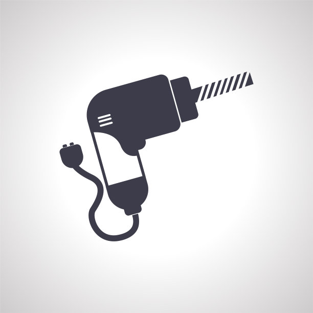 钻隔离图标。电钻图标图片下载