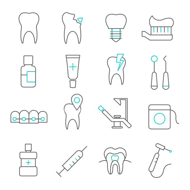 牙齿保健图标图片下载