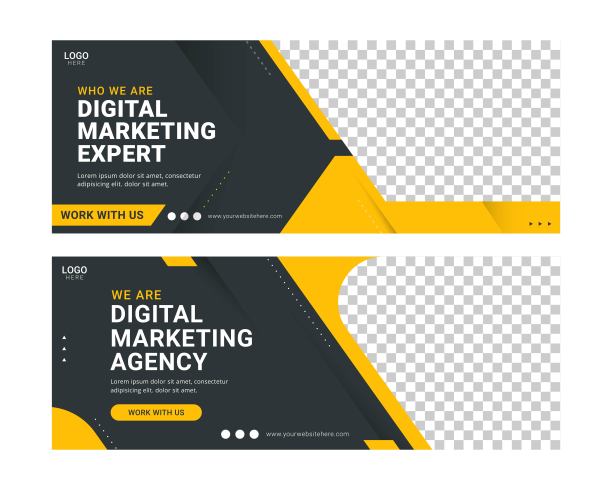 企业商业社交媒体模板横幅和封面广告图片下载