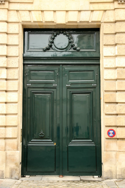 绿色的门图片下载