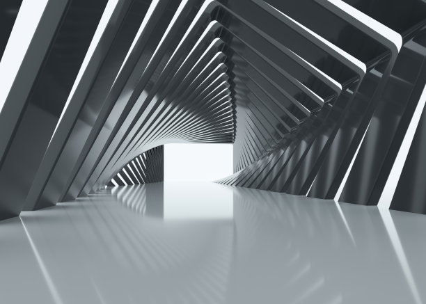 3D渲染插图现代室内设计背景图片下载