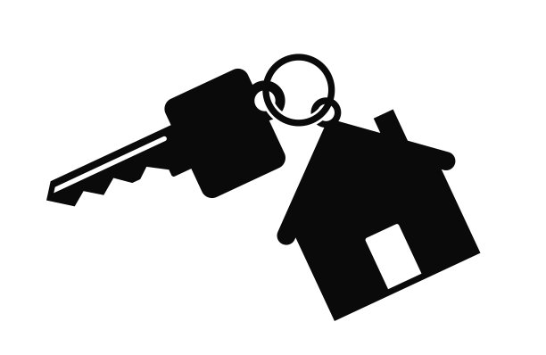 前门钥匙矢量图标图片下载