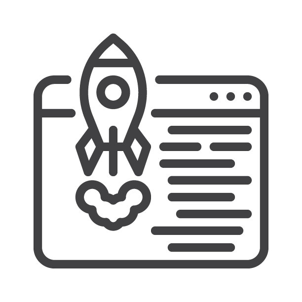 商业项目启动线图标图片下载