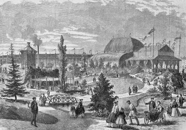 1867年巴黎世界博览会-保留花园图片下载
