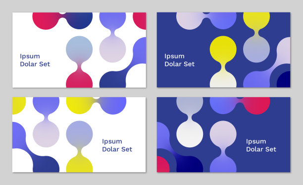 带有抽象几何链接图形的演示标题幻灯片设计布局图片下载