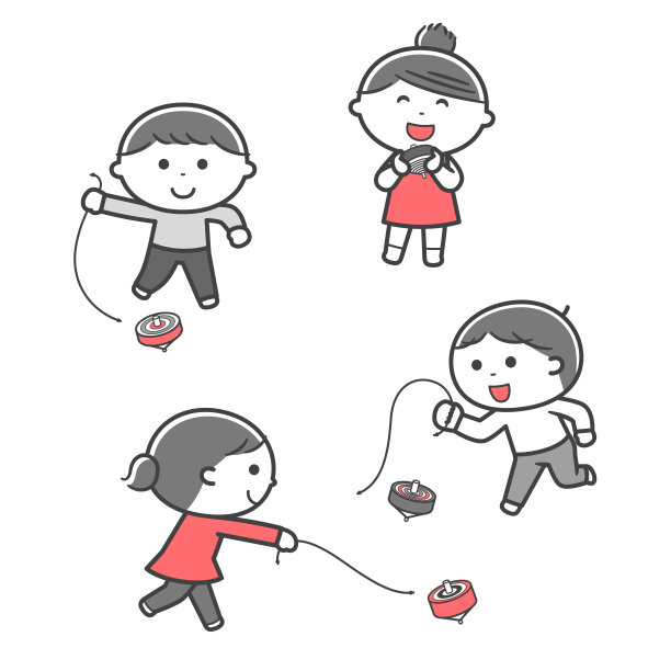 孩子们玩一帧/ 2颜色图片下载