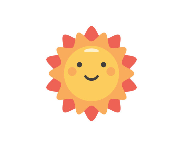 太阳平面设计图片下载