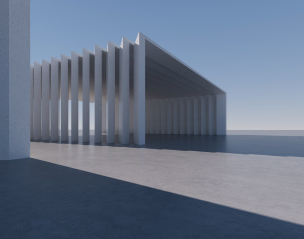 3D户外广场建筑图片下载