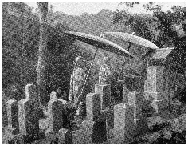 日本古玩旅行照片:墓地图片下载