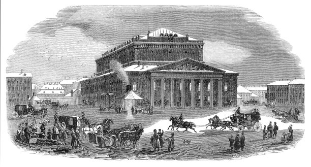 圣彼得堡帝国大剧院卡门尼剧院，1853年图片下载