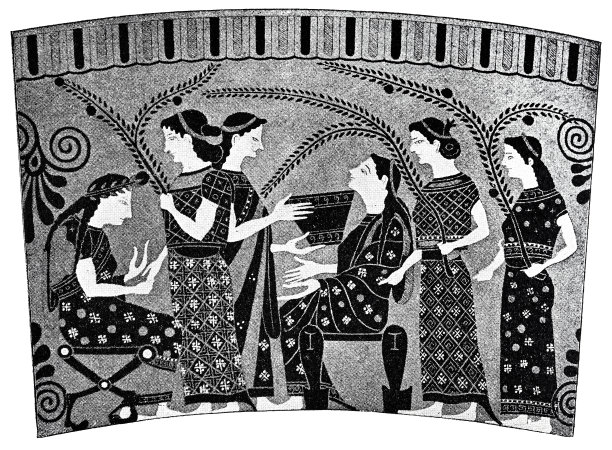 古希腊传统女性服饰图片下载