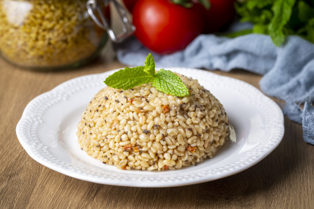 加奇亚籽的碎肉饭图片下载