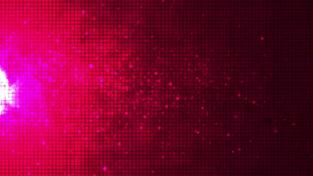 4K抽象背景随机矩形照明闪烁图片下载