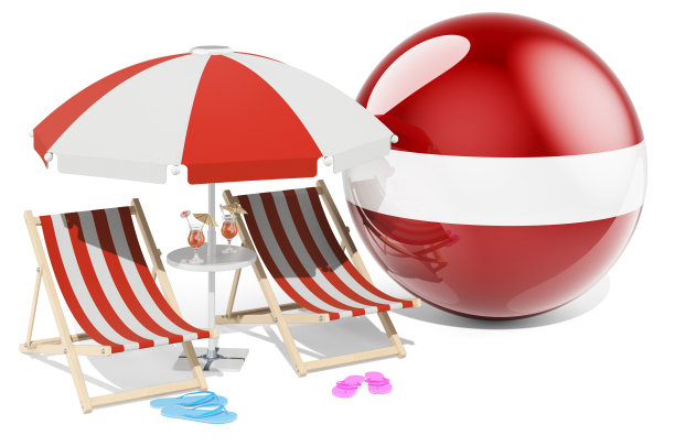 采购产品拉脱维亚度假村，拉脱维亚度假，旅游，旅游套餐的概念。三维渲染图片下载