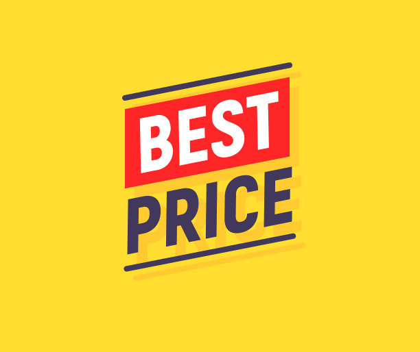 最优惠的价格促销横幅。销售折扣背景提供模板图片下载