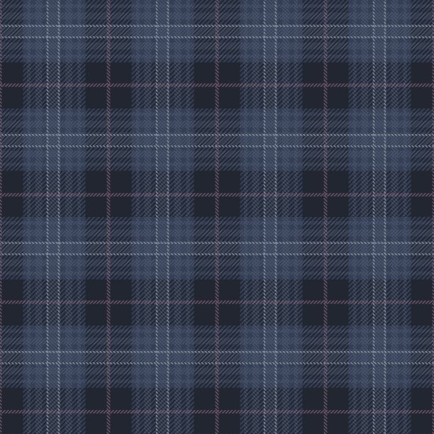 格子呢无缝图案，黑色和灰色图片下载