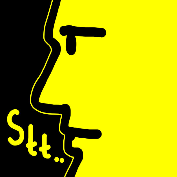 手绘的脸。完美的社交媒体，化身。肖像男插画。图片下载