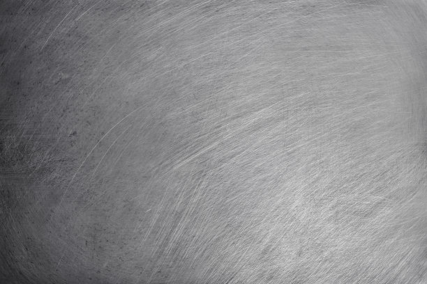 铝金属纹理背景，抛光不锈钢上的划痕。图片下载