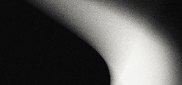 灰色，白色，黑色纹理最小的深色网页标题横幅设计发光抽象波复制空间图片下载