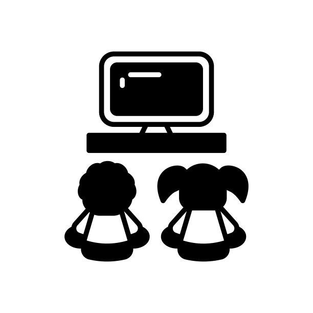 在矢量观看电视图标。标识图片下载