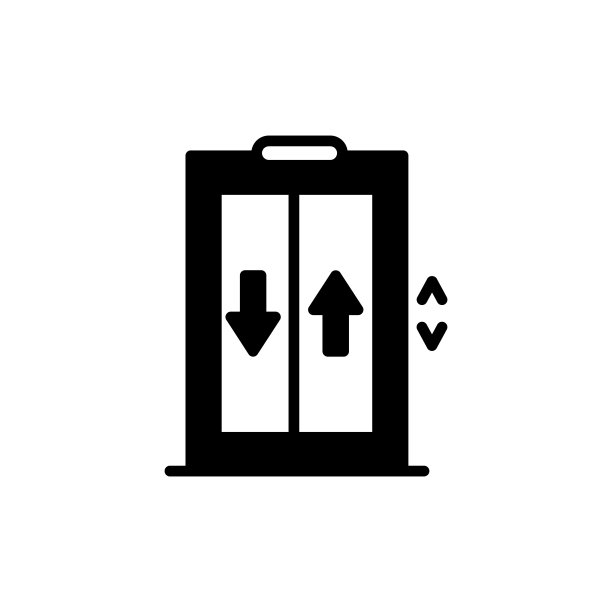 电梯图标在矢量。标识图片下载