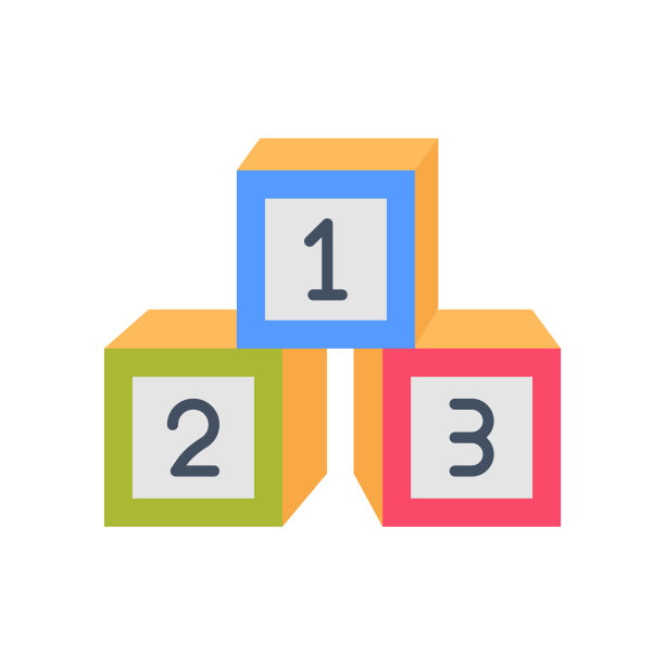 儿童块图标在矢量。标识图片下载