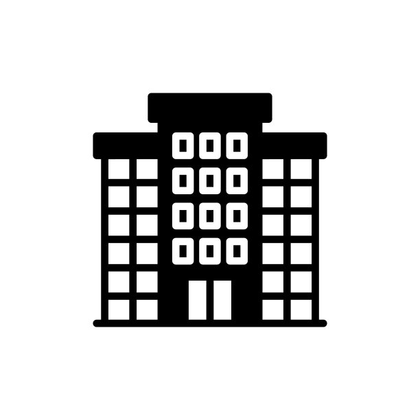 矢量公寓图标。标识图片下载