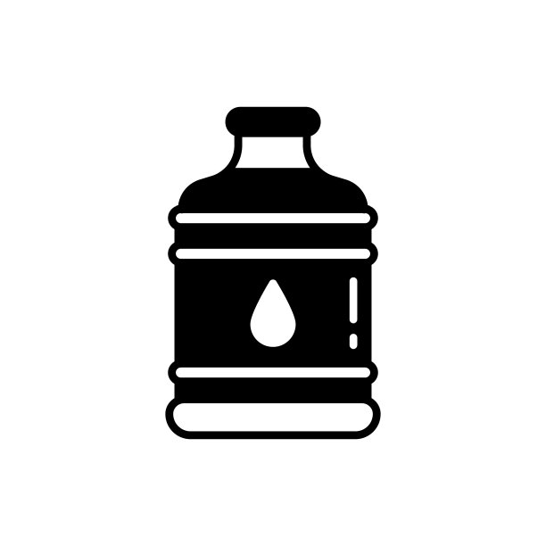 矢量水瓶图标标志图片下载