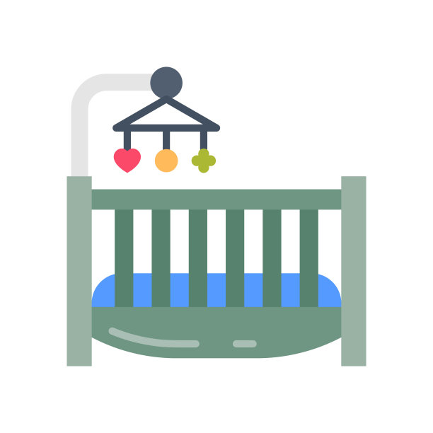 摇篮图标在矢量。标识图片下载