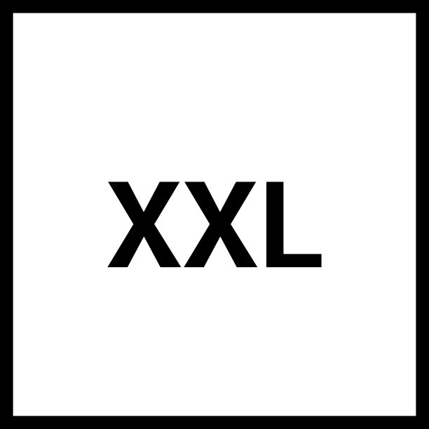 标志服装尺寸图标。图片下载