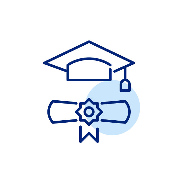 灰浆板帽和卷轴。获得大学学位。像素完美的图标图片下载