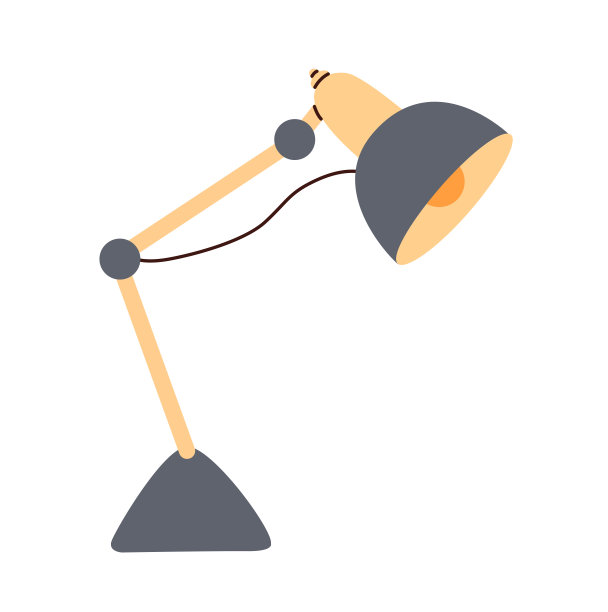 家居装饰用照明装置。装饰台灯。室内照明设计。图片下载