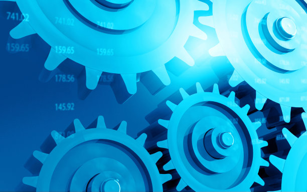 发动机齿轮，工业背景图片下载