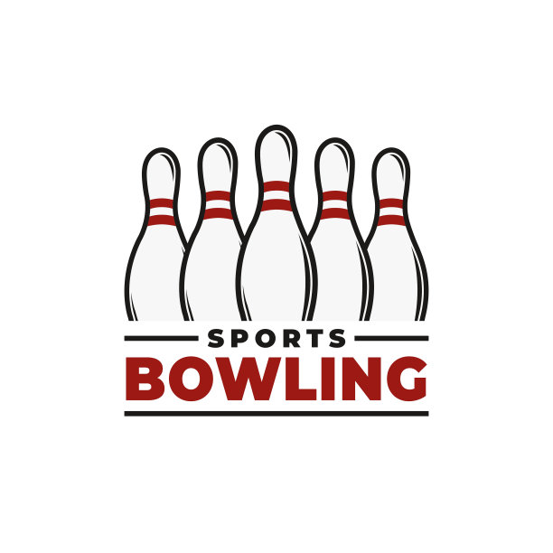 保龄球运动矢量模板。体育球图形插图。图片下载