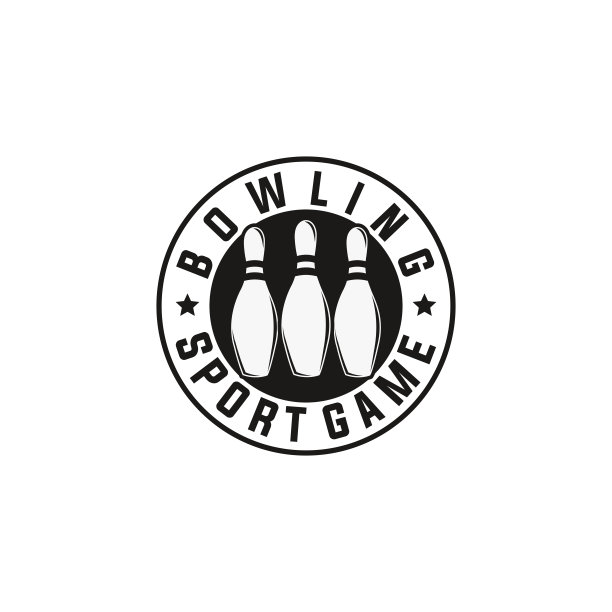 保龄球运动矢量模板。体育球图形插图。图片下载