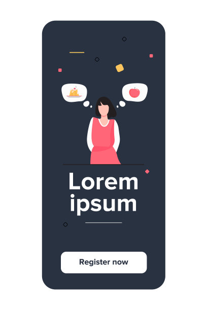 健康和不健康的食物选择图片下载